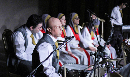 اولین اجرای ارکستر ملی معلولین در مشهد