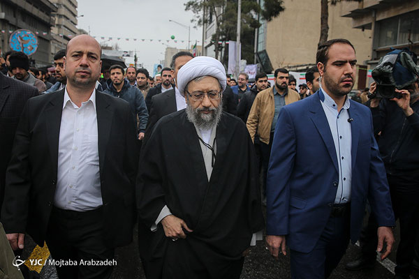 مقامات در جشن انقلاب؛ از روحانی تا احمدی‌نژاد