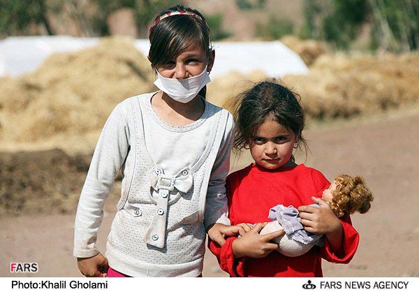 عکس؛ کودکان مناطق زلزله‌ زده اهر و ورزقان
