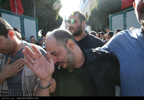 عکس: تشییع پیکر خبرنگار ایرانی فاجعه منا