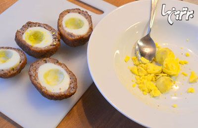 کوکوی خوشمزه اسکاتلندی با مغز تخم مرغی