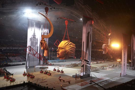 گزارش تصویری از افتتاحیه المپیک زمستانی