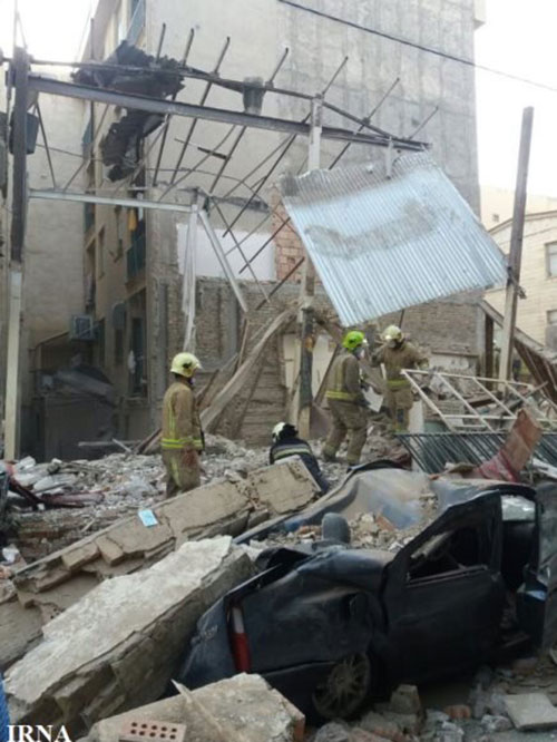 انفجار مهیب گاز در یک حسینیه +عکس
