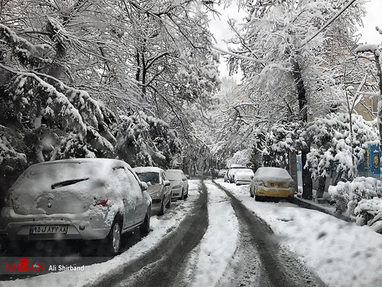 تهران برفی