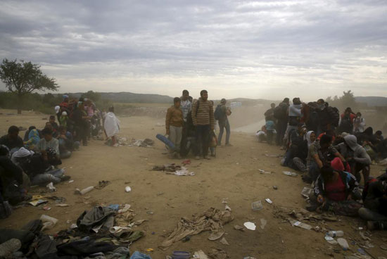 تصاویری دردناک از پناهندگان
