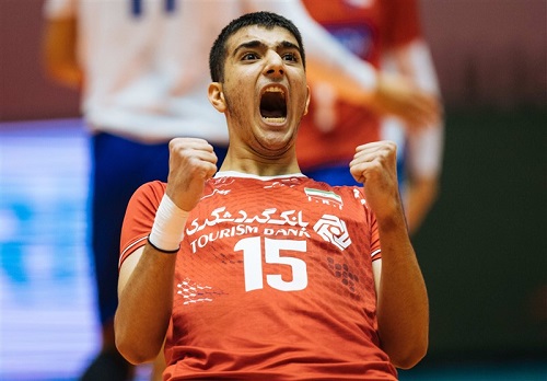 پیروزی نوجوانان والیبال ایران مقابل نایب‌قهرمان اروپا