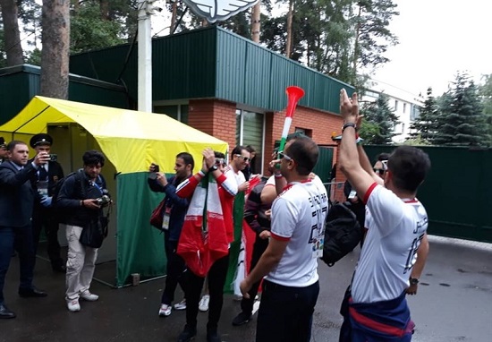 تمرین تاکتیکی ملی‌پوشان در روز حضور سفیر