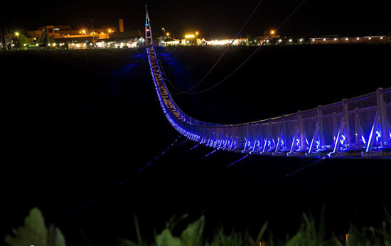 پل معلق مشگین شهر؛ طولانی‌ترین پل معلق خاورمیانه