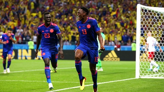 پیروزی قاطع کلمبیا با حذف لهستان از جام جهانی