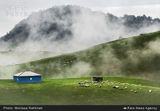 طبیعت جاده اسالم به خلخال