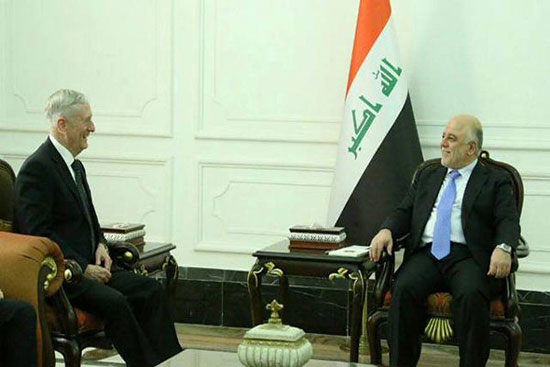 دیدار وزیر دفاع آمریکا با وزیر دفاع عراق