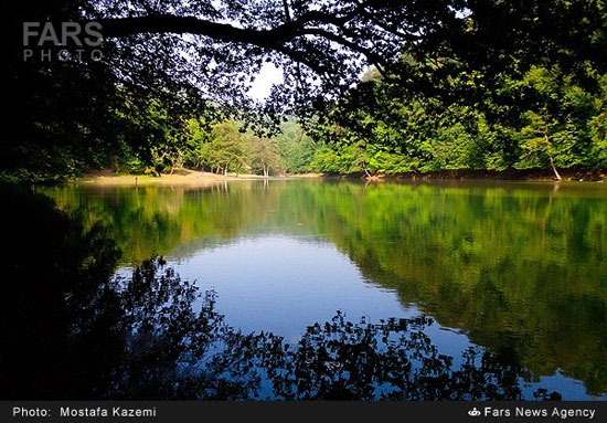 عکس: طبیعت بهاری دریاچه چورِت