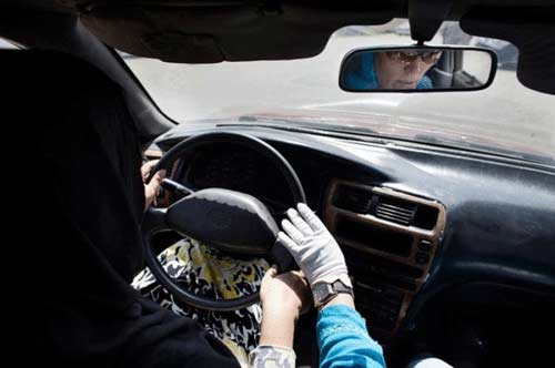 تصاویری از آموزش رانندگی در افغانستان