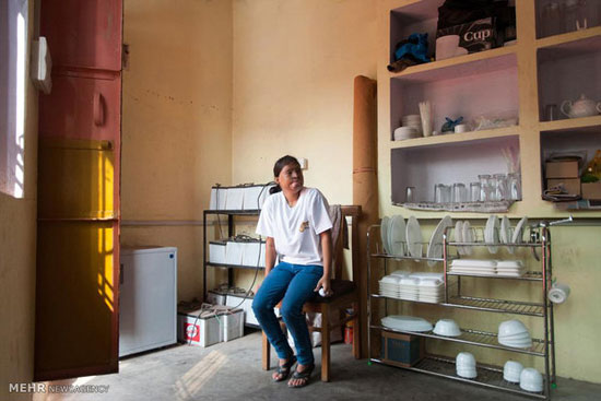 کافه قربانیان اسیدپاشی در هند +عکس