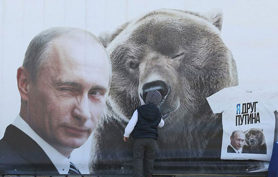 قدرت‌ نمایی پوتین در میدان سرخ +عکس