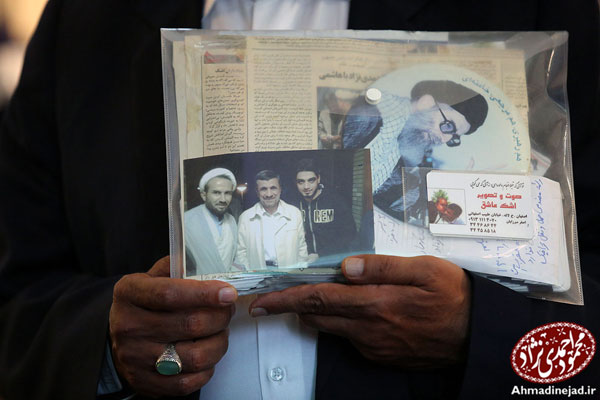 روز پر کار احمدی نژاد در نارمک +عکس