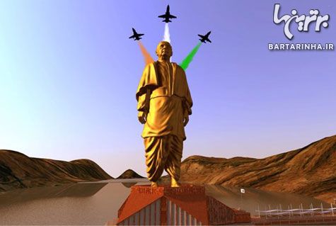 ساخت بلندترین مجسمه دنیا در هند +عکس