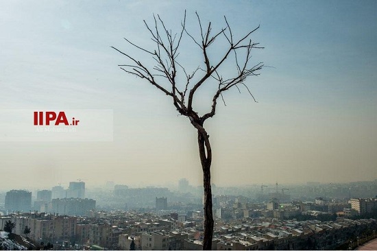 قاب‌هایی از غرق شدنِ تهران در آلودگی