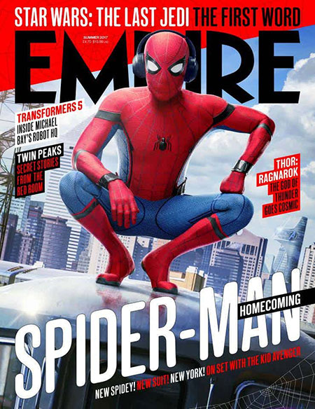 عکس مرد عنکبوتی روی جلد مجله Empire