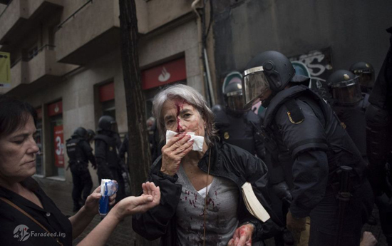 خشونت‌های انتخاباتی در کاتالونیا