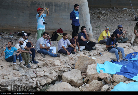 اقدامی جالب در رودخانه خشک شیراز