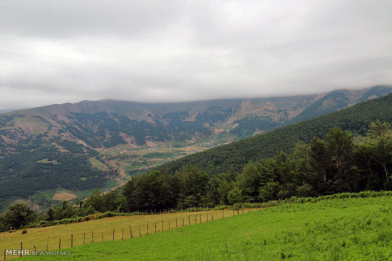 طبیعت زیبای جاده خلخال به اسالم