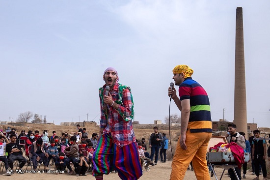 جشن نوروزی در کوره آجرپزی