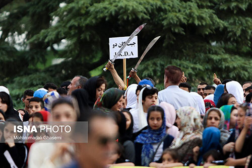 مراسم روز جهانی ووشو در میدان آزادی