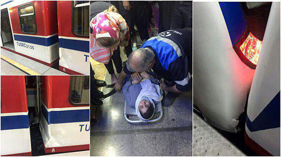 تصادف شدید 2 قطار مترو در ایستگاه طرشت