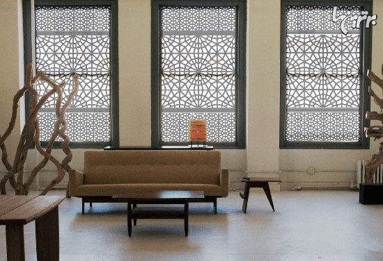 پوشش مدرن پنجره‌ها برای دکوراسیون داخلی