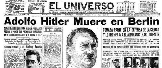 روزنامه‌های جهان مرگ هیتلر را چگونه منعکس کردند؟