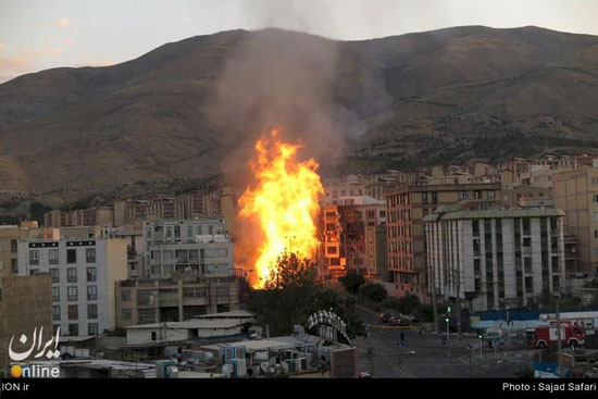عکس: انفجار مهیب در شهران