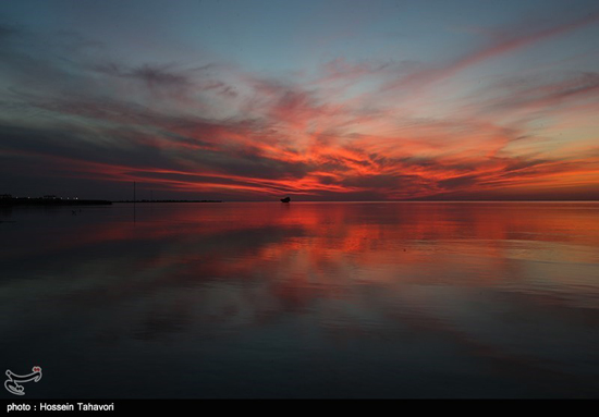 تصاویری زیبا از کلبه هور در خلیج فارس