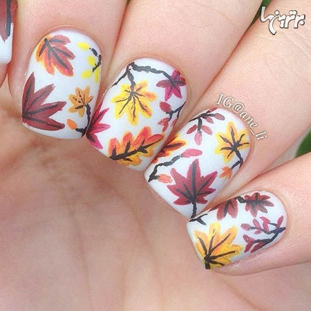 در پاییز، ناخن هایتان را اینطوری لاک بزنید