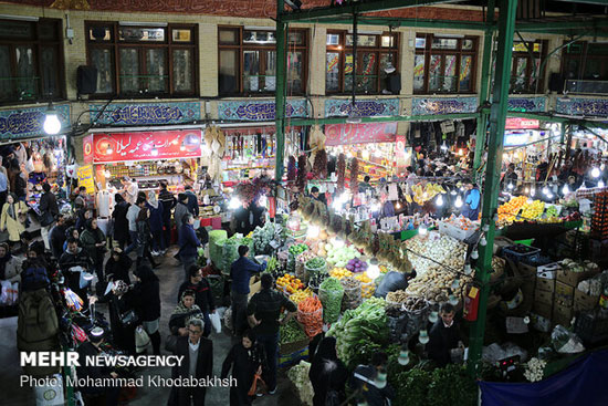 خرید شب عید در «بازار تجریش»