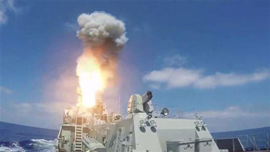 شلیک موشک‌های کروز روسیه در دریای خزر