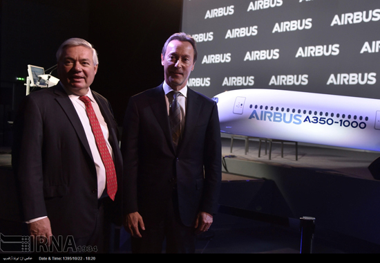 تحویل نخستین فروند هواپیمای ایرباس به ایران