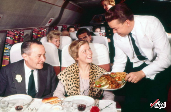 تصویر تبلیغاتی از غذاهای هواپیمایی اسکاندیناوی