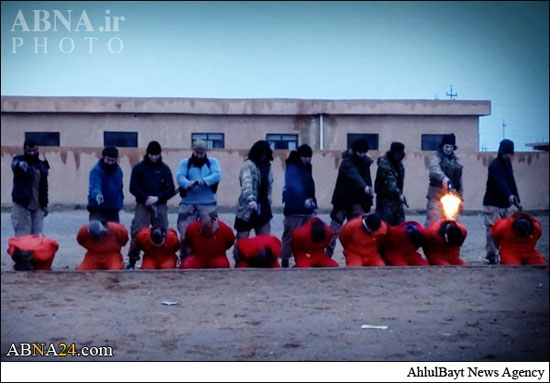 اعدام به سبک داعشی ها! +عکس (18+)