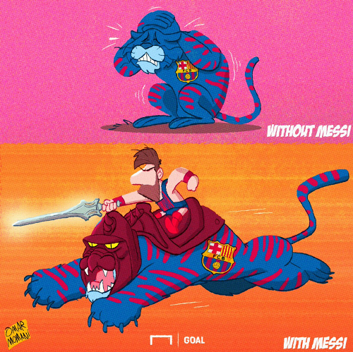 تفاوت بارسلونا با مسی با بارسای بدون مسی