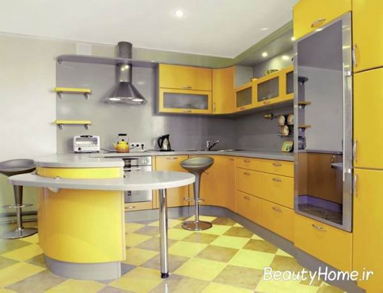 آشپزخانه زرد؛ آرامش، نشاط، تقویت حافظه