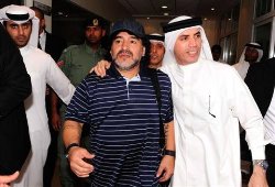 مارادونا و حضور در امارات به خاطر پول