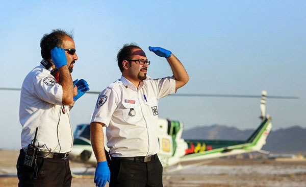 عملیات نجات سرنشین پاراگلایدر سقوط کرده