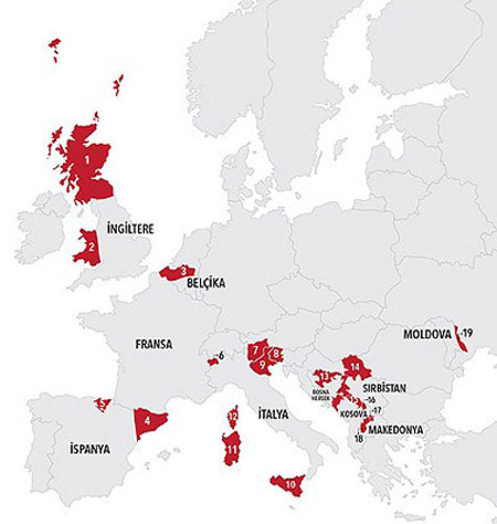 جزییات نقشه جدایی طلبان اروپا