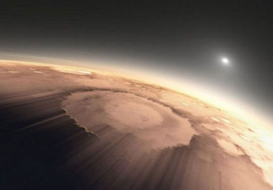 طلوع خورشید در مریخ دیدنی تر است +عکس