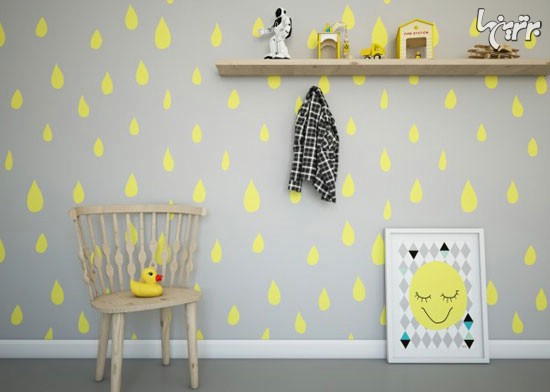 کاغذ دیواری های دوست داشتنی اتاق کودک