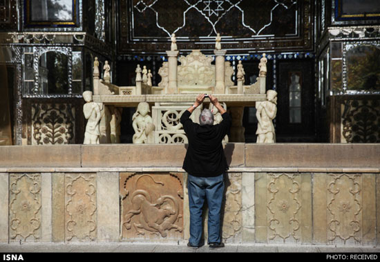 گپی با مسافران عقاب طلایی در کاخ گلستان