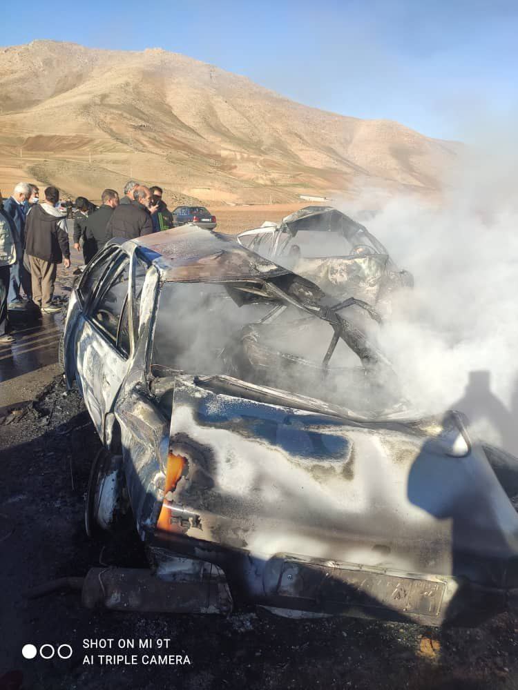 حادثه مرگبار در جاده نورآباد به خرم آباد