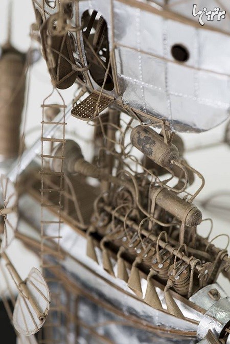 ماشین های پرنده مقوایی باالهام از استیمپانک
