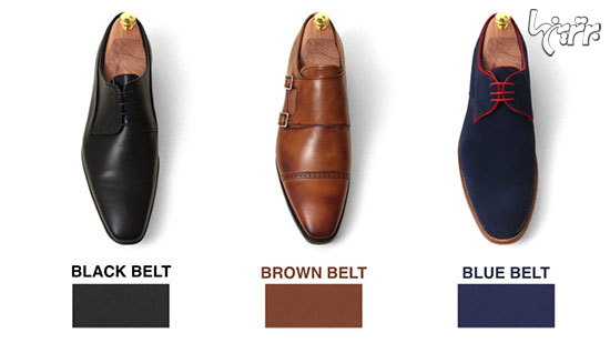راهنمای سِت کردن رنگ کفش با کمربند برای آقایان
